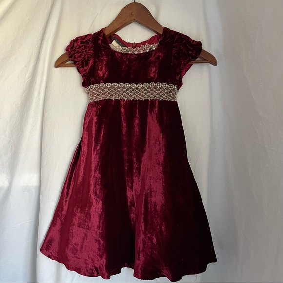 Biscotti | Dresses | Biscotti Collezioni Girls Red Velvet Party Christmas  Dress Size 6 | Poshmark